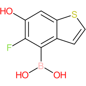 (5-fluoro-6-hydroxy-1-benzothiophen-4-yl)boronic acid