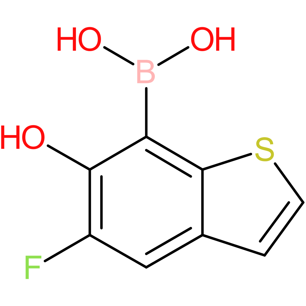 5-fluoro-6-hydroxybenzothiophene-7-boronic acid