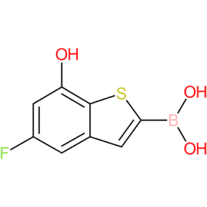 (5-fluoro-7-hydroxy-1-benzothiophen-2-yl)boronic acid
