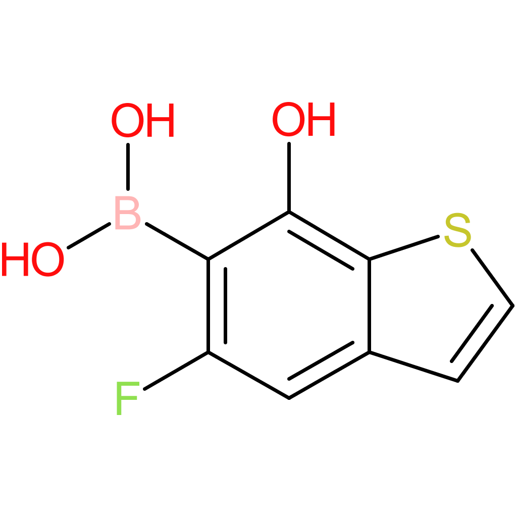 (5-fluoro-7-hydroxy-1-benzothiophen-6-yl)boronic acid