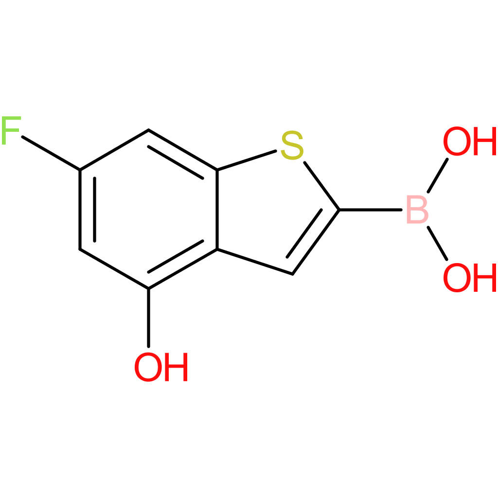 6-fluoro-4-hydroxybenzothiophene-2-boronic acid