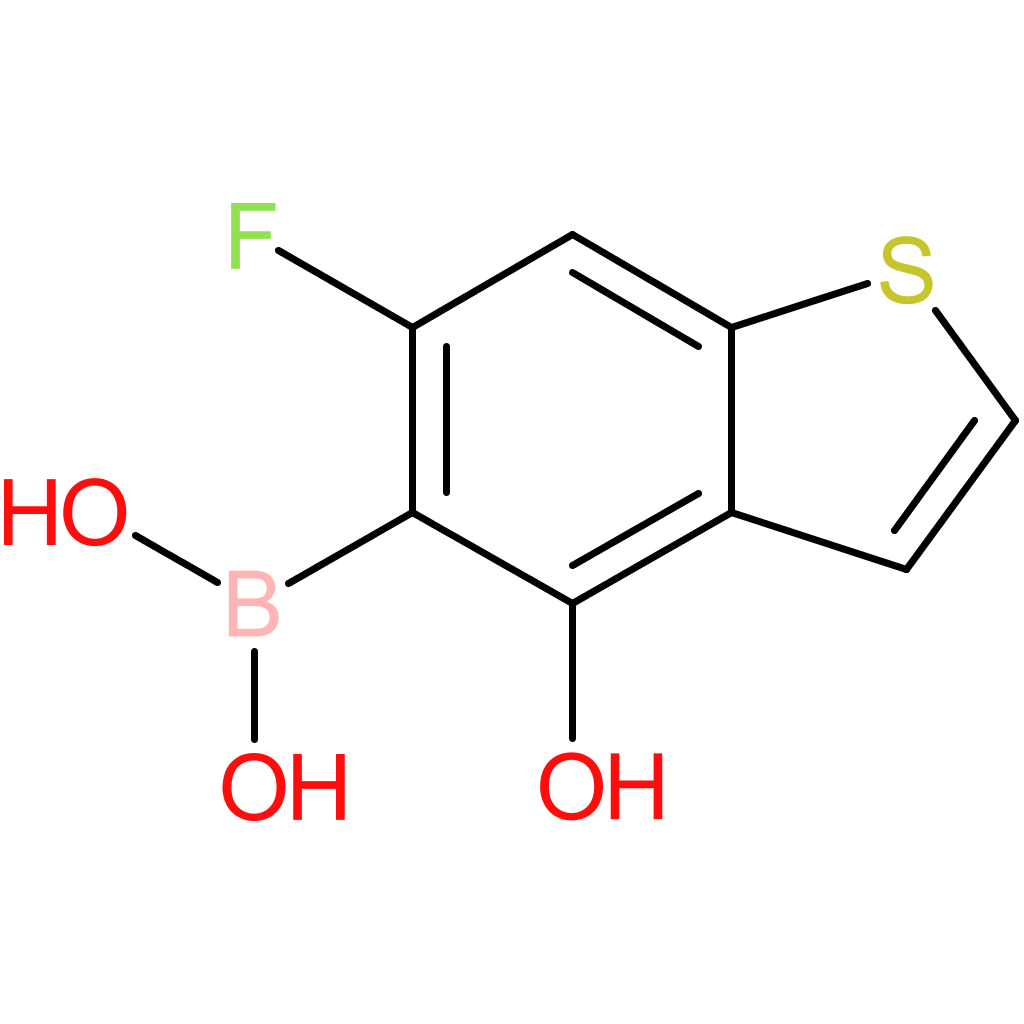 (6-fluoro-4-hydroxy-1-benzothiophen-5-yl)boronic acid