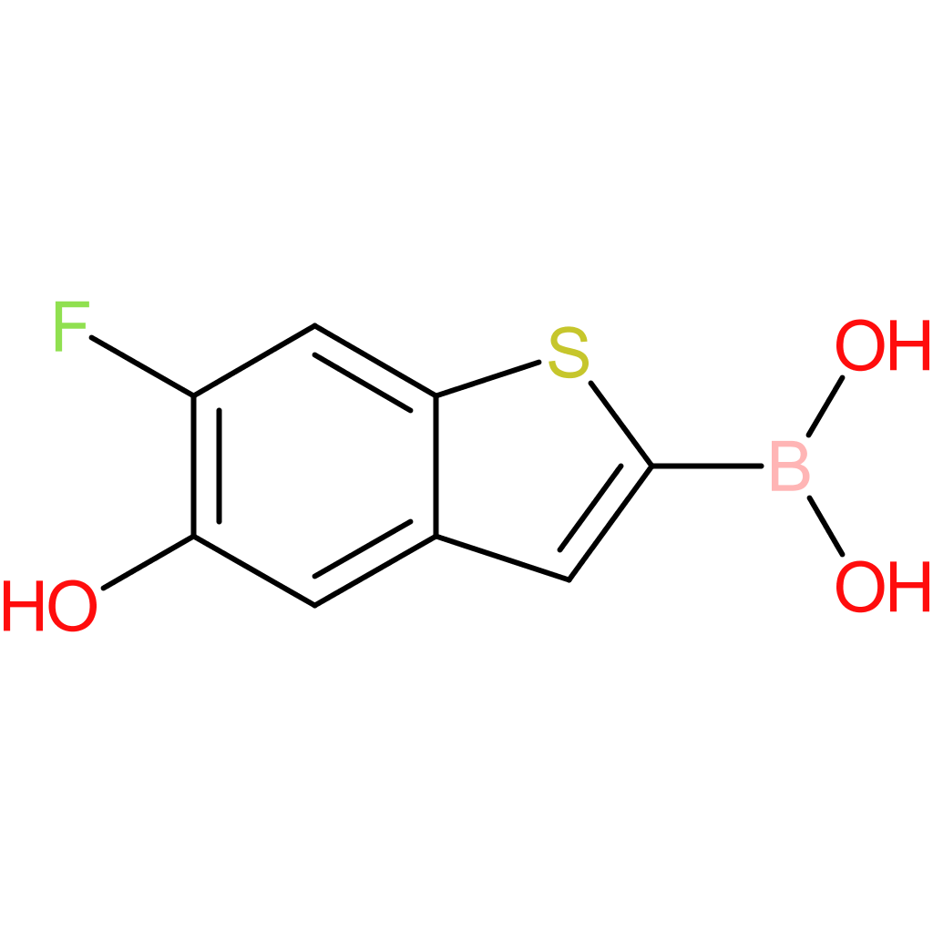 6-fluoro-5-hydroxybenzothiophene-2-boronic acid