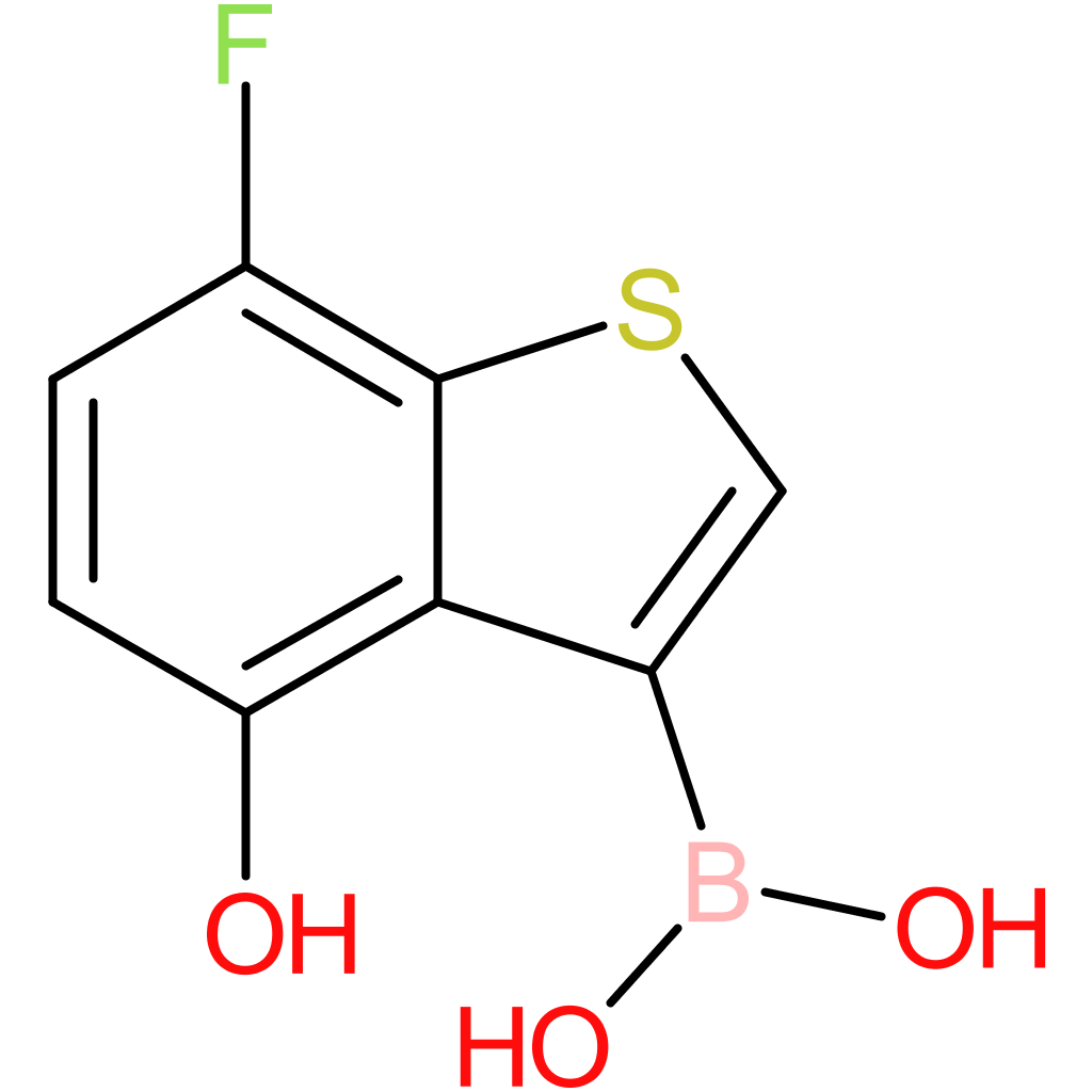 (7-fluoro-4-hydroxy-1-benzothiophen-3-yl)boronic acid