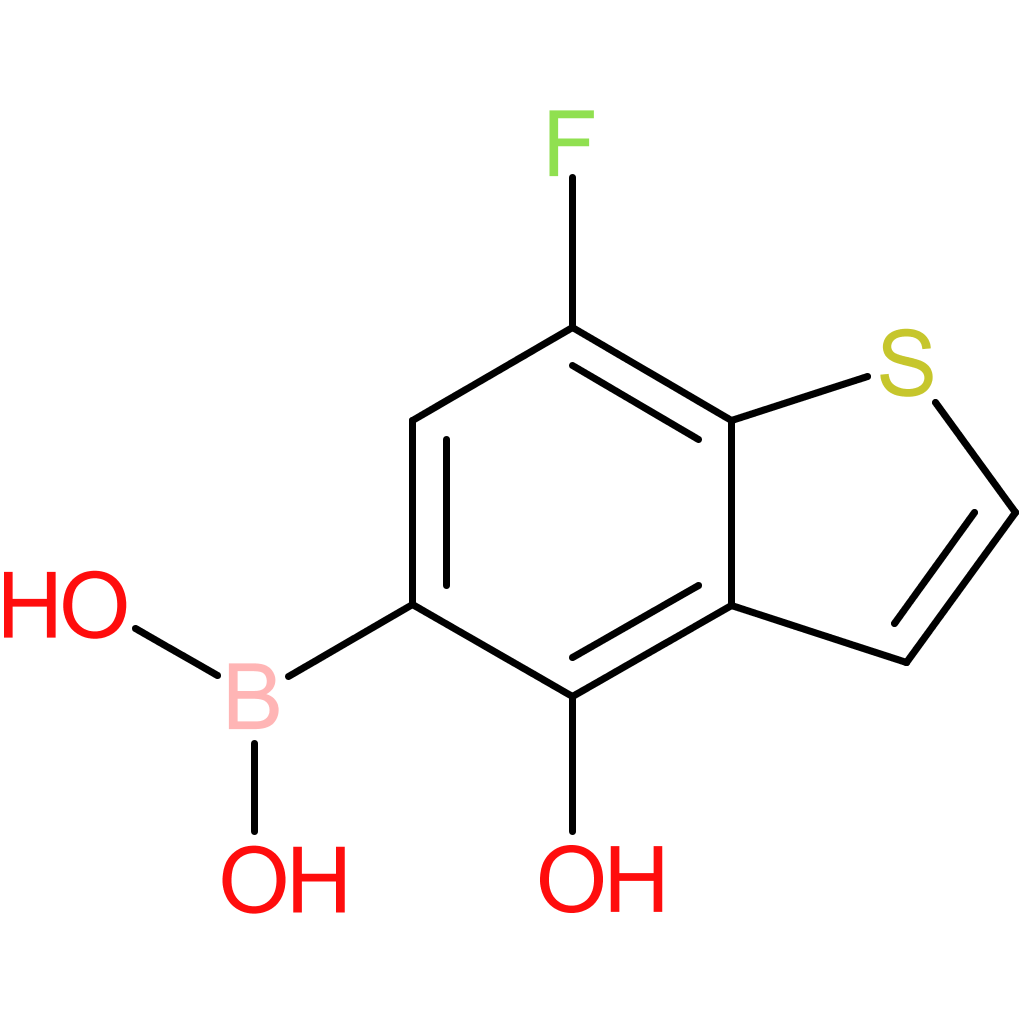 7-fluoro-4-hydroxybenzothiophene-5-boronic acid