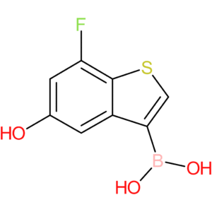 (7-fluoro-5-hydroxy-1-benzothiophen-3-yl)boronic acid