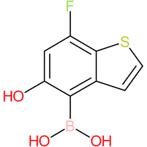 (7-fluoro-5-hydroxy-1-benzothiophen-4-yl)boronic acid