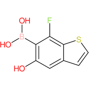 (7-fluoro-5-hydroxy-1-benzothiophen-6-yl)boronic acid