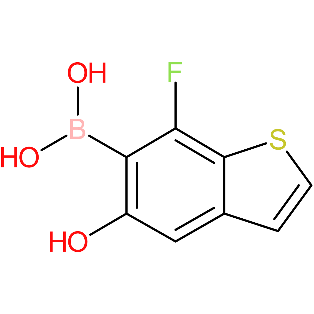 (7-fluoro-5-hydroxy-1-benzothiophen-6-yl)boronic acid