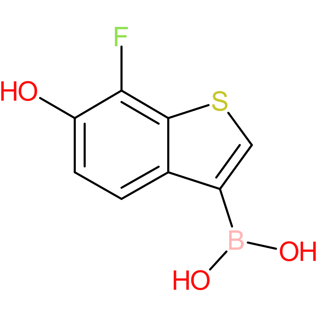 7-fluoro-6-hydroxybenzothiophene-3-boronic acid