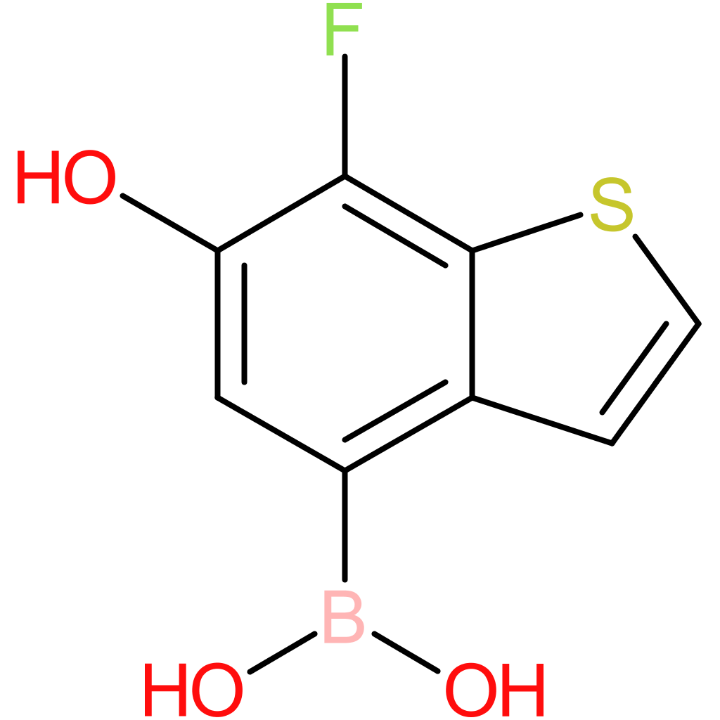 (7-fluoro-6-hydroxy-1-benzothiophen-4-yl)boronic acid
