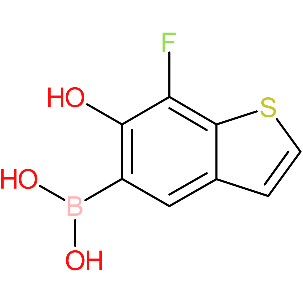 7-fluoro-6-hydroxybenzothiophene-5-boronic acid