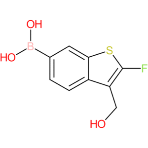 2-fluoro-3-(hydroxymethyl)benzothiophene-6-boronic acid