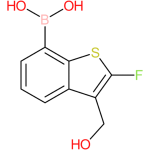 2-fluoro-3-(hydroxymethyl)benzothiophene-7-boronic acid
