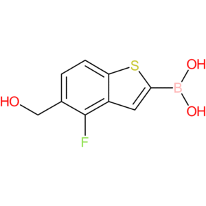 4-fluoro-5-(hydroxymethyl)benzothiophene-2-boronic acid