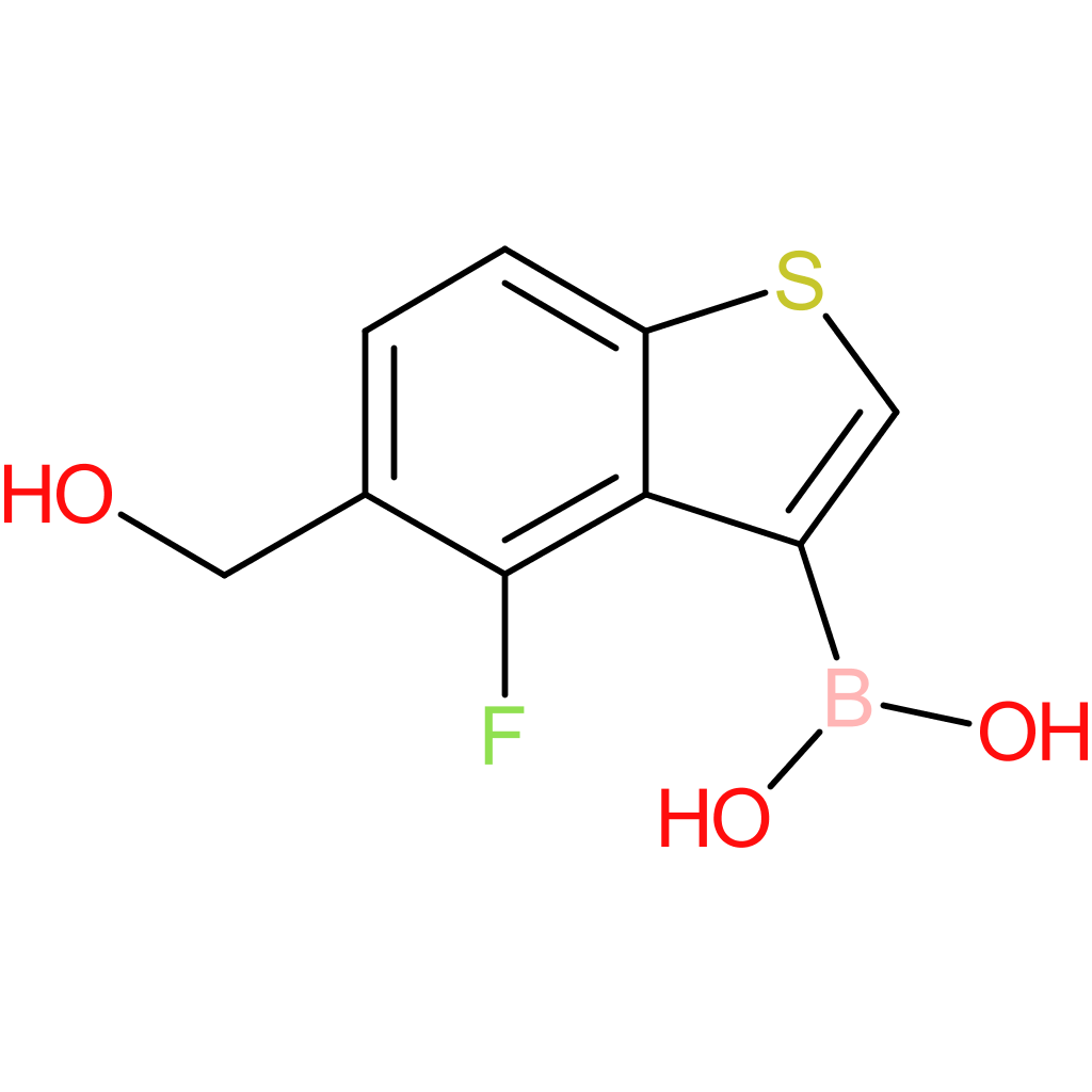 4-fluoro-5-(hydroxymethyl)benzothiophene-3-boronic acid