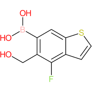 4-fluoro-5-(hydroxymethyl)benzothiophene-6-boronic acid