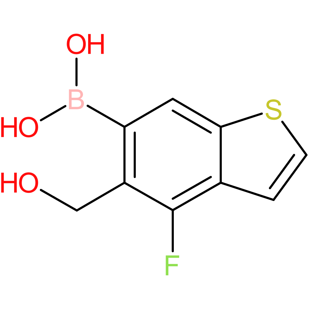 4-fluoro-5-(hydroxymethyl)benzothiophene-6-boronic acid