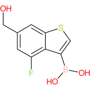 4-fluoro-6-(hydroxymethyl)benzothiophene-3-boronic acid