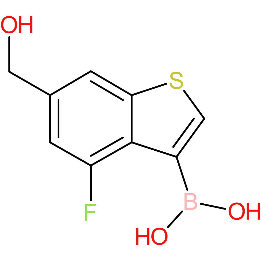 4-fluoro-6-(hydroxymethyl)benzothiophene-3-boronic acid