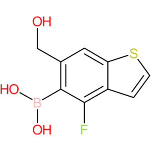 4-fluoro-6-(hydroxymethyl)benzothiophene-5-boronic acid