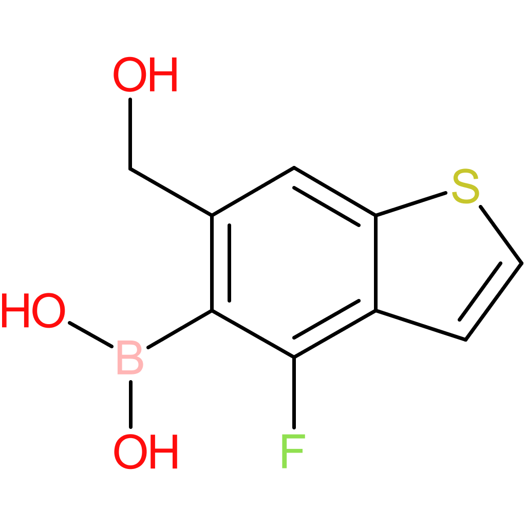 4-fluoro-6-(hydroxymethyl)benzothiophene-5-boronic acid