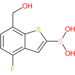 4-fluoro-7-(hydroxymethyl)benzothiophene-2-boronic acid