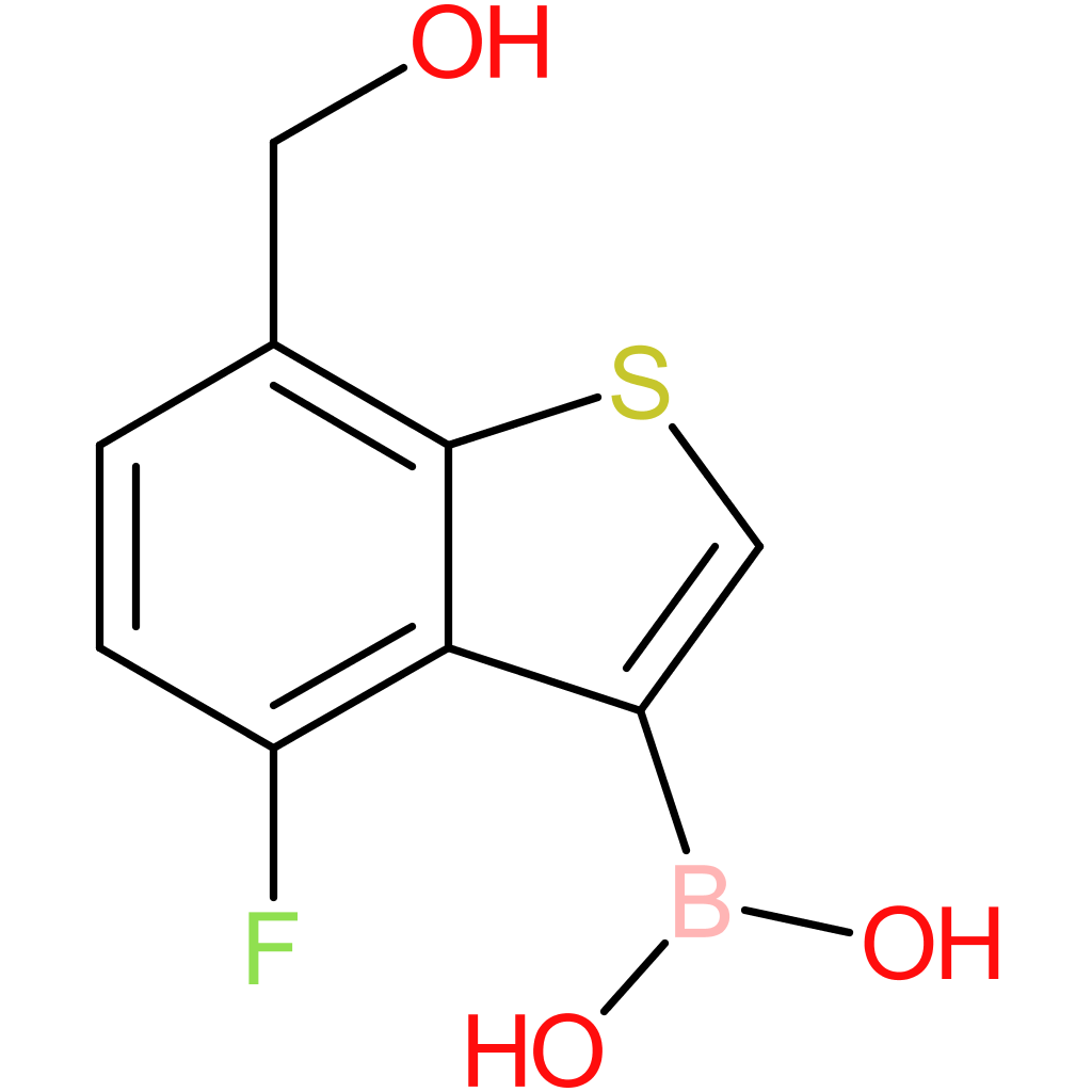 4-fluoro-7-(hydroxymethyl)benzothiophene-3-boronic acid