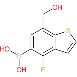 4-fluoro-7-(hydroxymethyl)benzothiophene-5-boronic acid