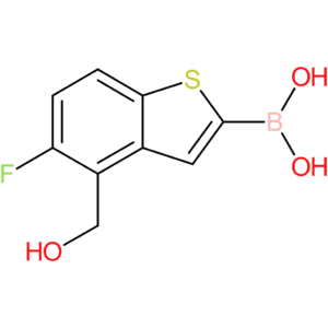 5-fluoro-4-(hydroxymethyl)benzothiophene-2-boronic acid