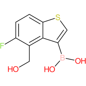 5-fluoro-4-(hydroxymethyl)benzothiophene-3-boronic acid