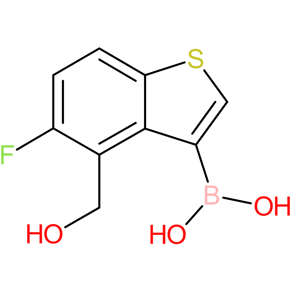 5-fluoro-4-(hydroxymethyl)benzothiophene-3-boronic acid