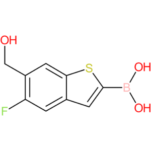 5-fluoro-6-(hydroxymethyl)benzothiophene-2-boronic acid