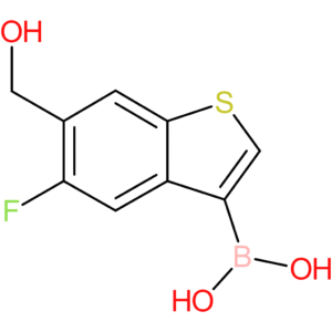 5-fluoro-6-(hydroxymethyl)benzothiophene-3-boronic acid