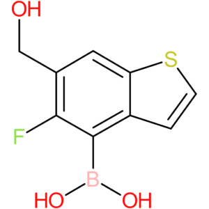 5-fluoro-6-(hydroxymethyl)benzothiophene-4-boronic acid