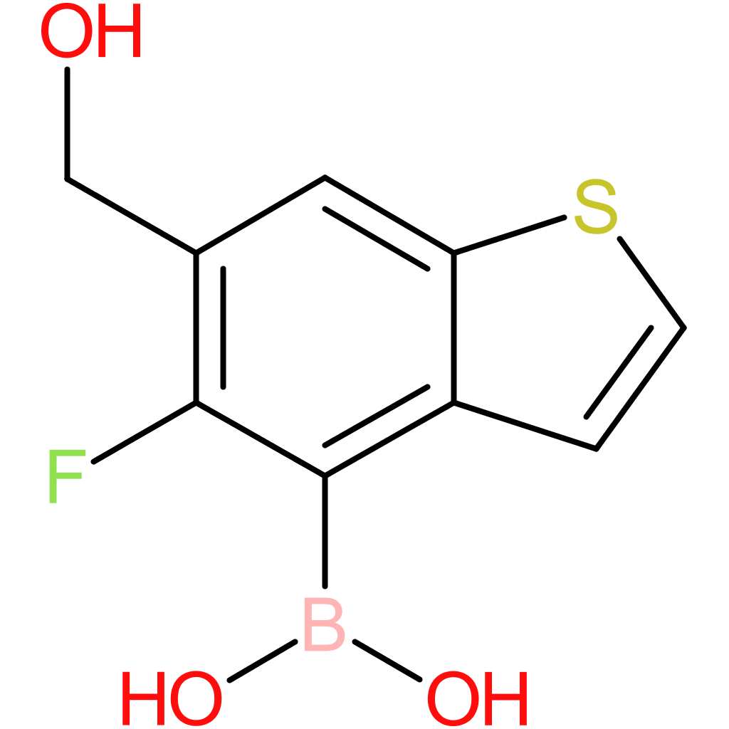 5-fluoro-6-(hydroxymethyl)benzothiophene-4-boronic acid