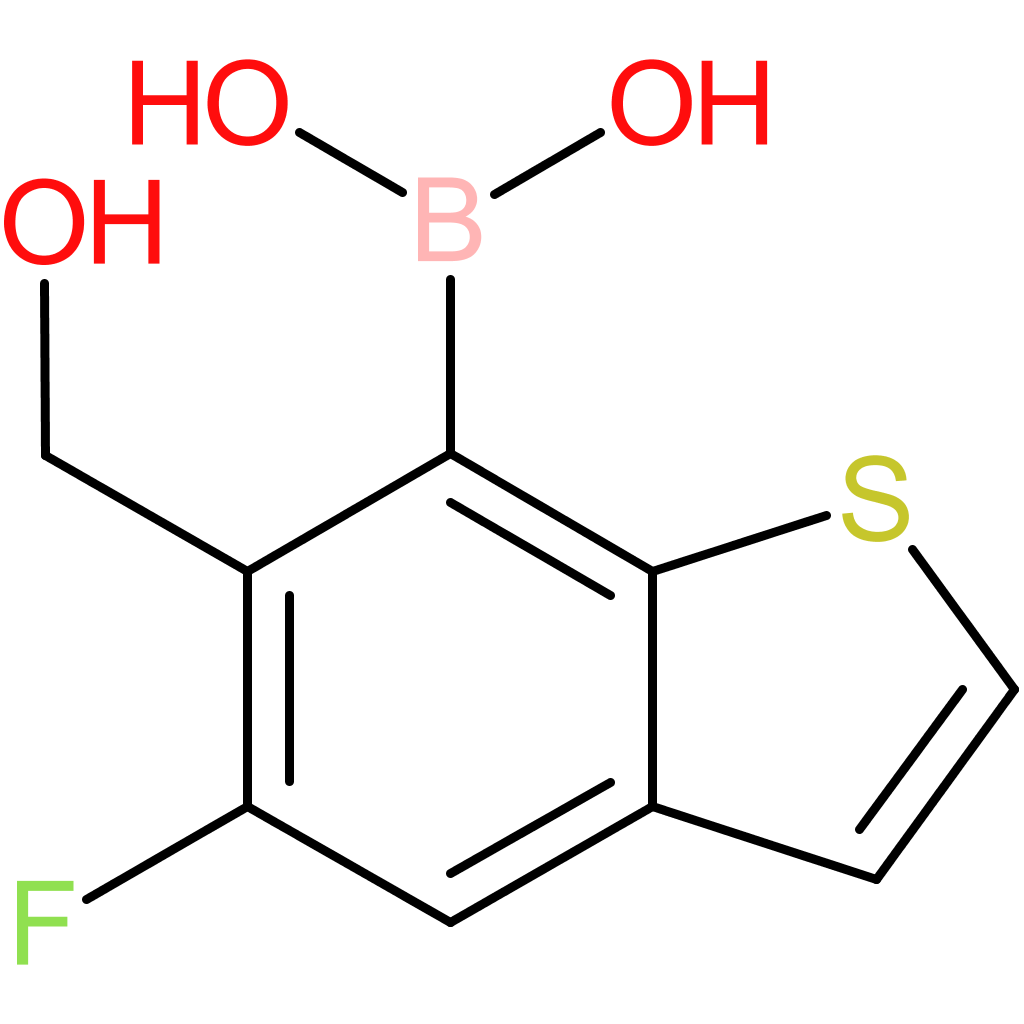 5-fluoro-6-(hydroxymethyl)benzothiophene-7-boronic acid
