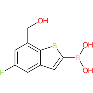 5-fluoro-7-(hydroxymethyl)benzothiophene-2-boronic acid