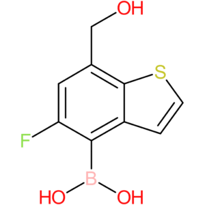 5-fluoro-7-(hydroxymethyl)benzothiophene-4-boronic acid