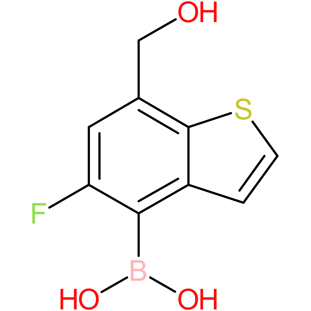 5-fluoro-7-(hydroxymethyl)benzothiophene-4-boronic acid