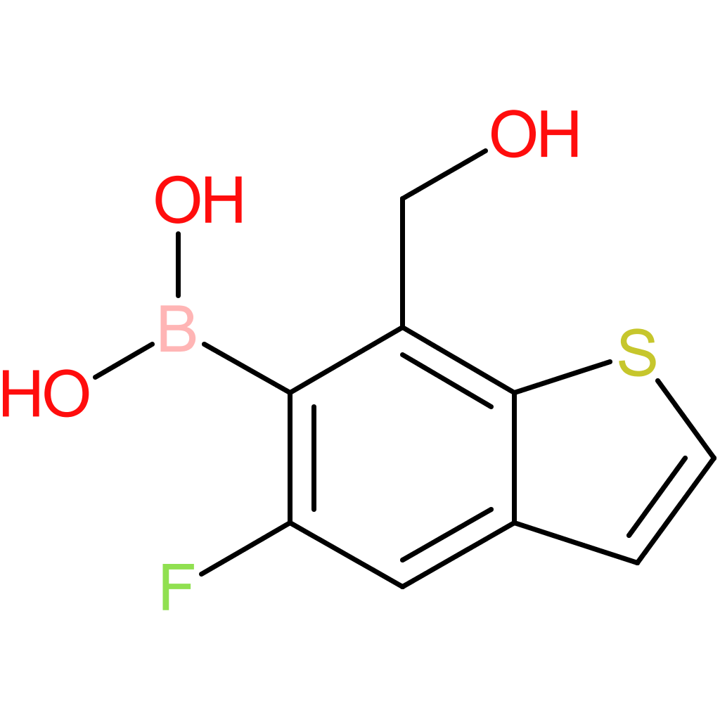5-fluoro-7-(hydroxymethyl)benzothiophene-6-boronic acid