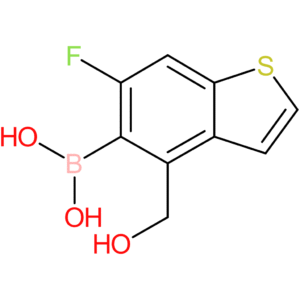 6-fluoro-4-(hydroxymethyl)benzothiophene-5-boronic acid