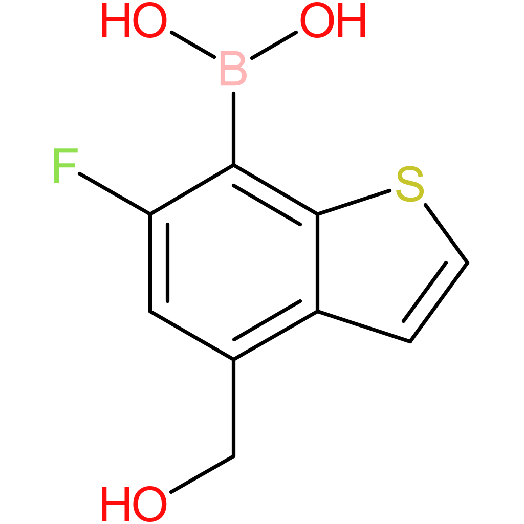 6-fluoro-4-(hydroxymethyl)benzothiophene-7-boronic acid
