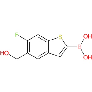 6-fluoro-5-(hydroxymethyl)benzothiophene-2-boronic acid