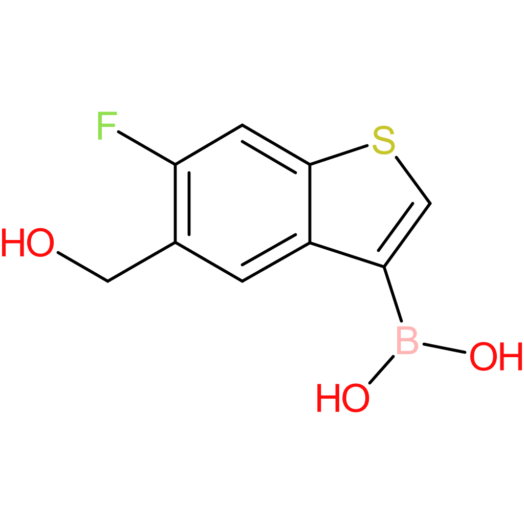 6-fluoro-5-(hydroxymethyl)benzothiophene-3-boronic acid