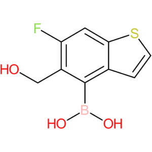 6-fluoro-5-(hydroxymethyl)benzothiophene-4-boronic acid