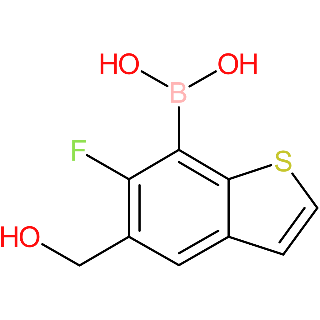 6-fluoro-5-(hydroxymethyl)benzothiophene-7-boronic acid