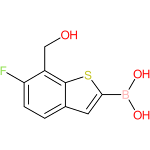 6-fluoro-7-(hydroxymethyl)benzothiophene-2-boronic acid
