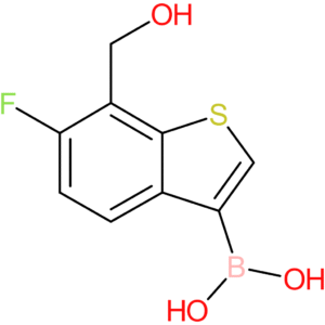 6-fluoro-7-(hydroxymethyl)benzothiophene-3-boronic acid