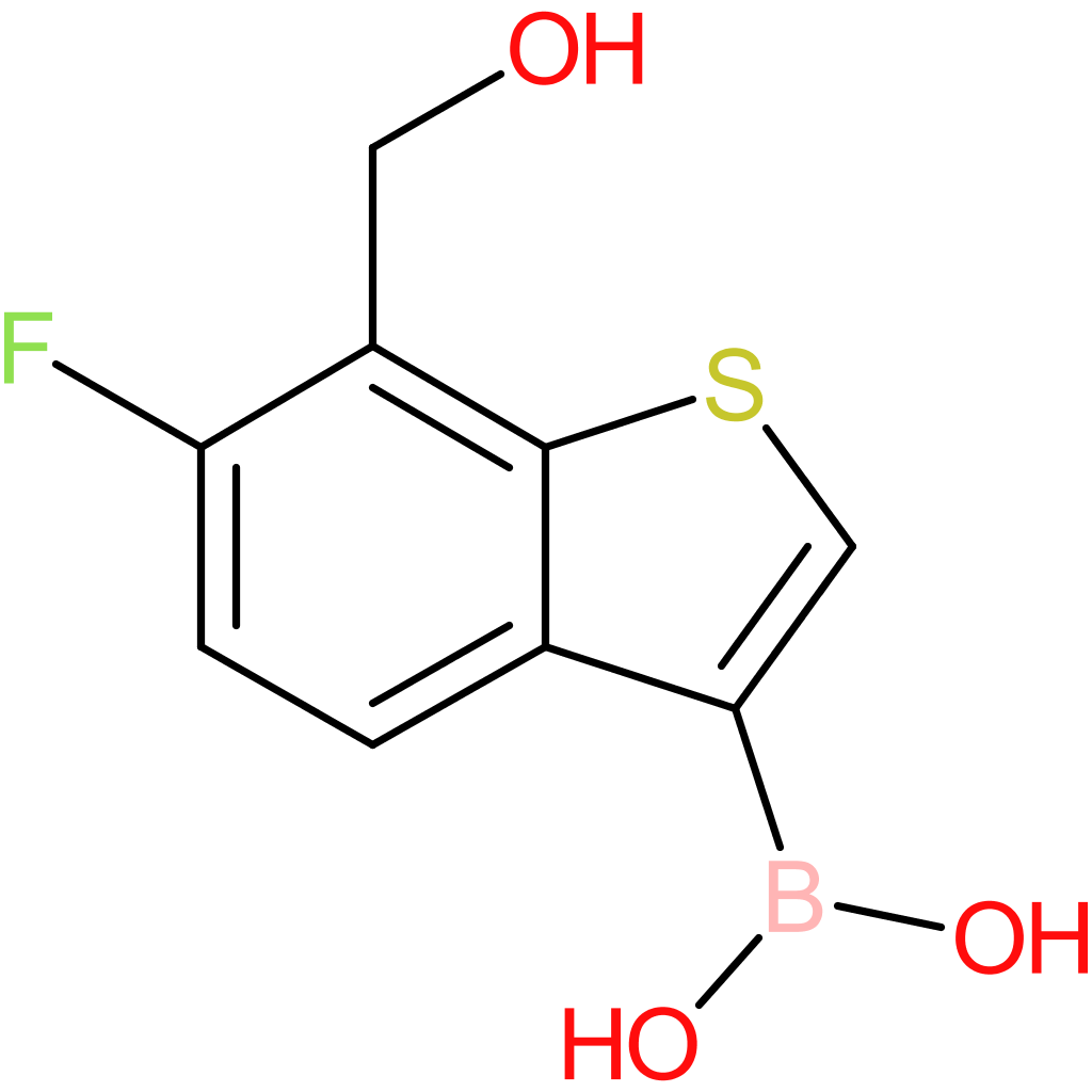 6-fluoro-7-(hydroxymethyl)benzothiophene-3-boronic acid